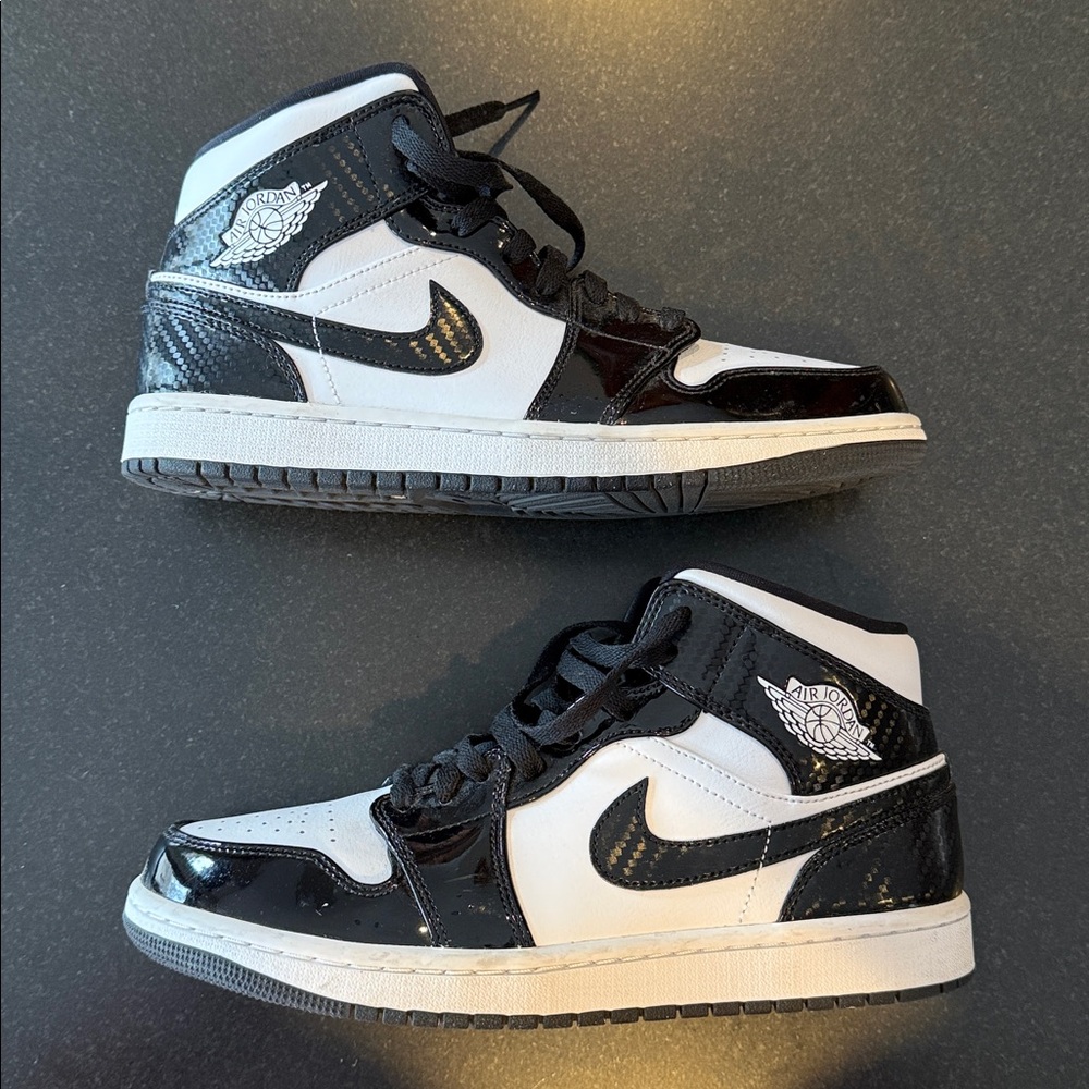 Nike Black Air Jordan High-Top Sneakers, Men’s 8.5